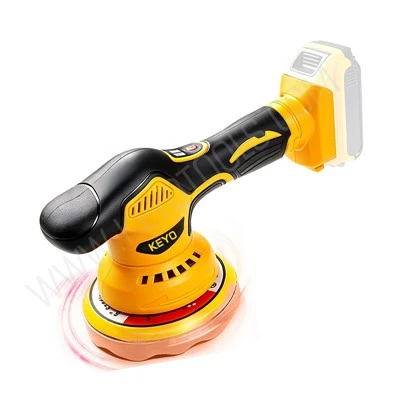 کار کی تفصیلات کے لیے بیٹری سے چلنے والا 150mm پالشر